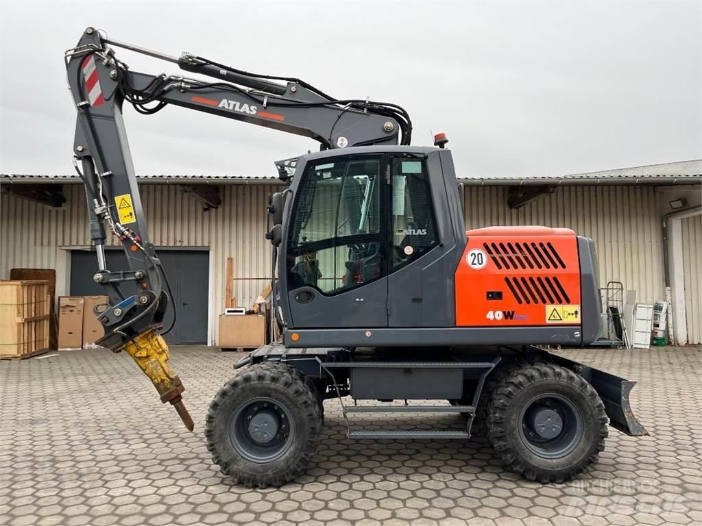 Atlas 140W-BLUE Pelle sur pneus