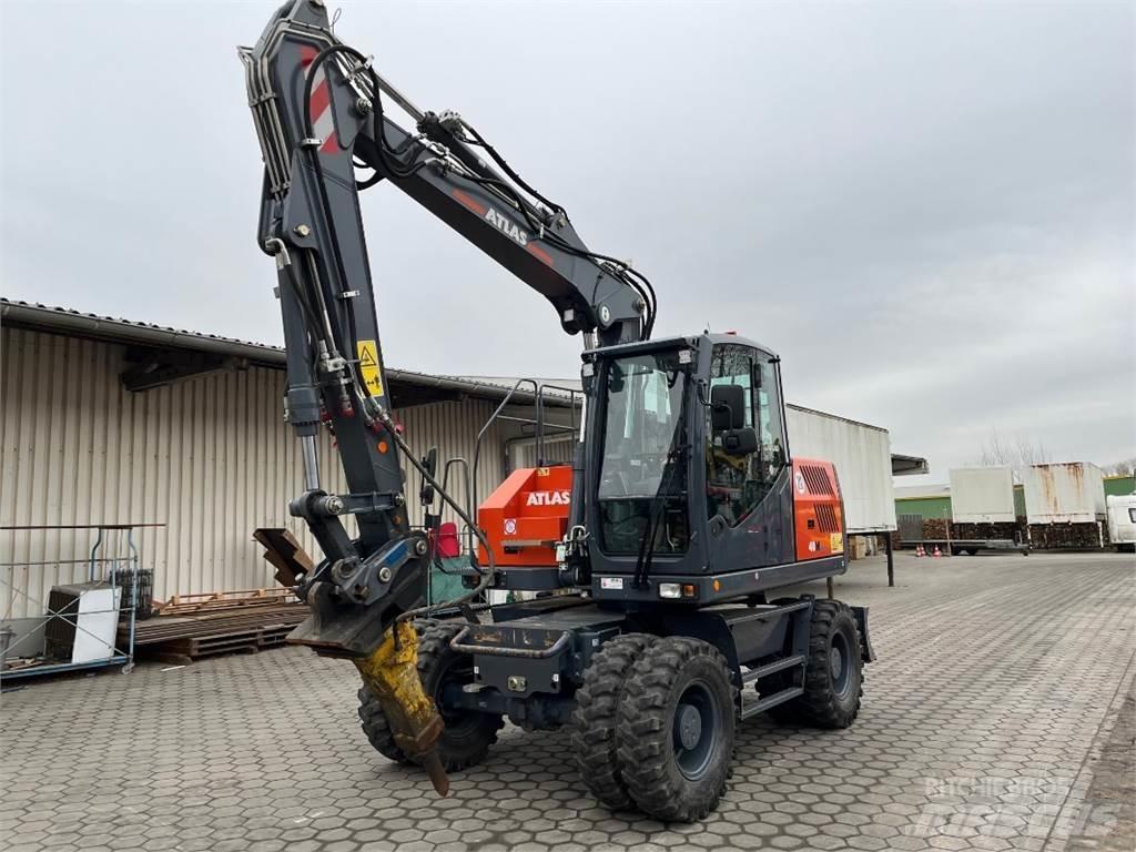 Atlas 140W-BLUE Pelle sur pneus