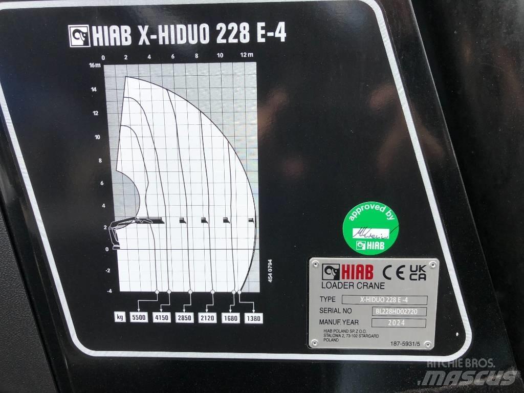 HIAB X-HiDuo 228 E-4 Grue auxiliaire
