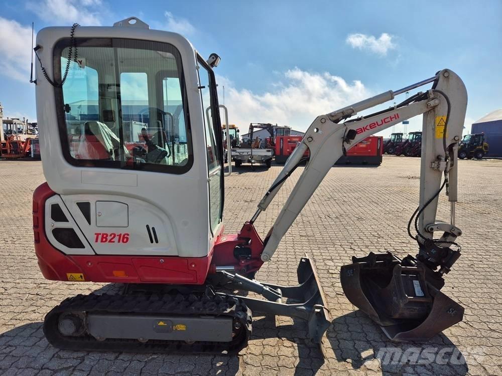 Takeuchi TB 216 Mini pelle < 7t