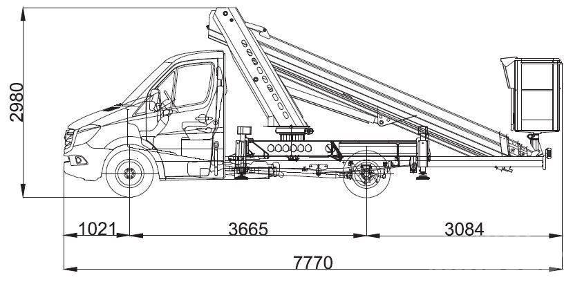 Ruthmann Ecoline 230 Camion nacelle