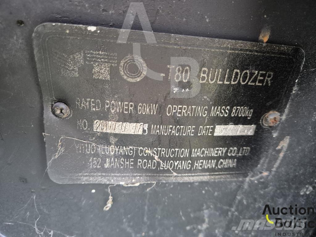 YTO T-80 Bouteurs sur chenilles