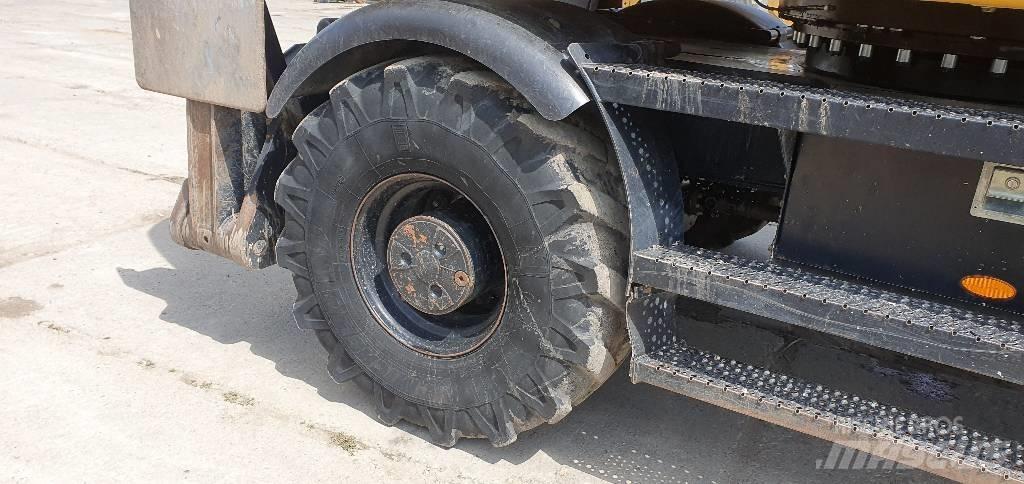 CAT M316F Pelle sur pneus