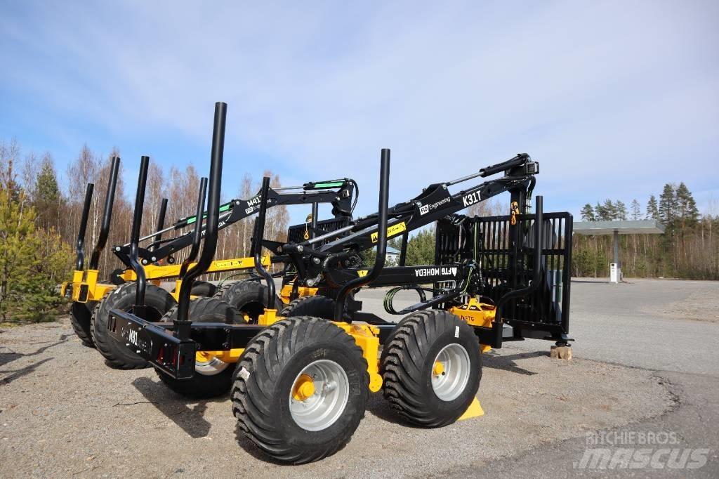 FTG Moheda M91 Remorque forestière avec grue