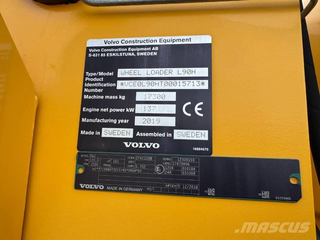 Volvo L 90 H Chargeuse sur pneus