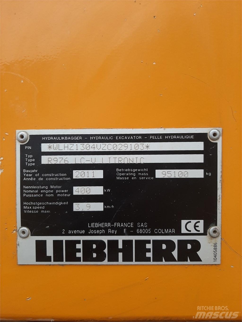 Liebherr 976 Pelle sur chenilles