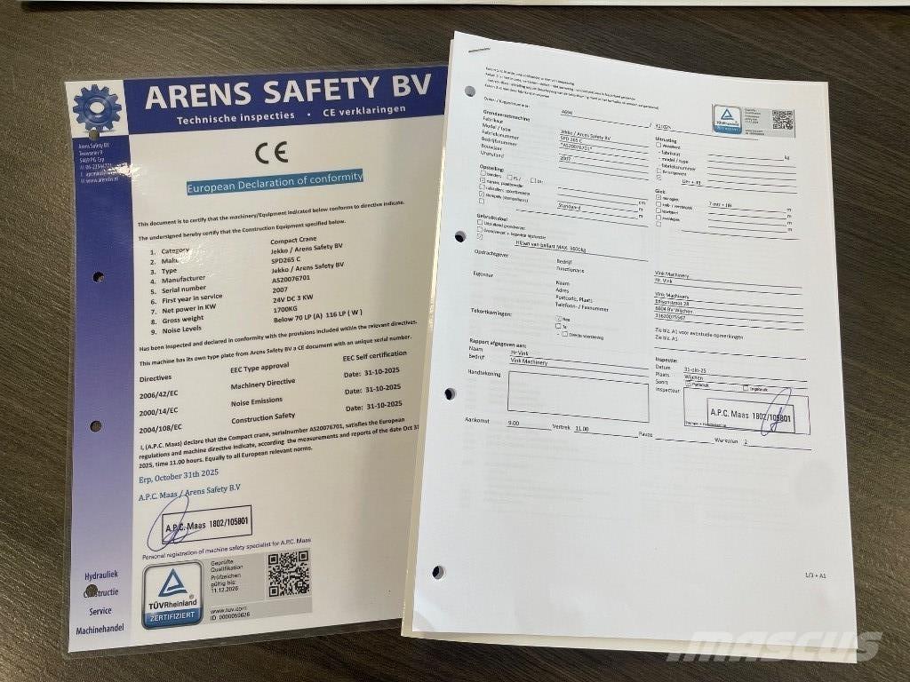 Jekko SPD 265 C  SOLD Mini grue