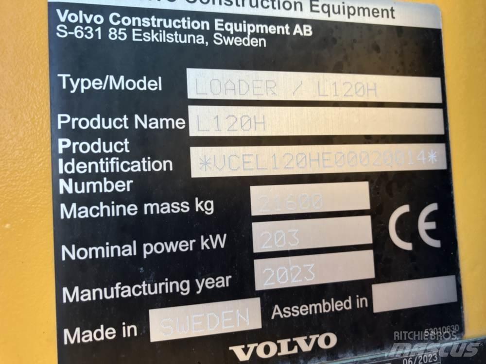 Volvo L120H Chargeuse sur pneus