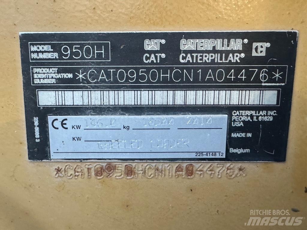 CAT 950H Chargeuse sur pneus