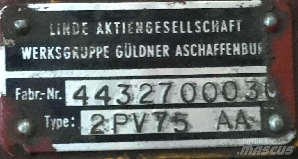 Linde 2PV75 AA Hydraulique