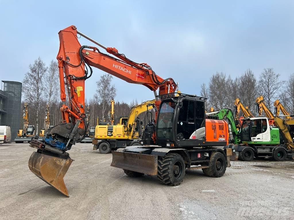 Hitachi ZX 170 W-6 Pelle sur pneus