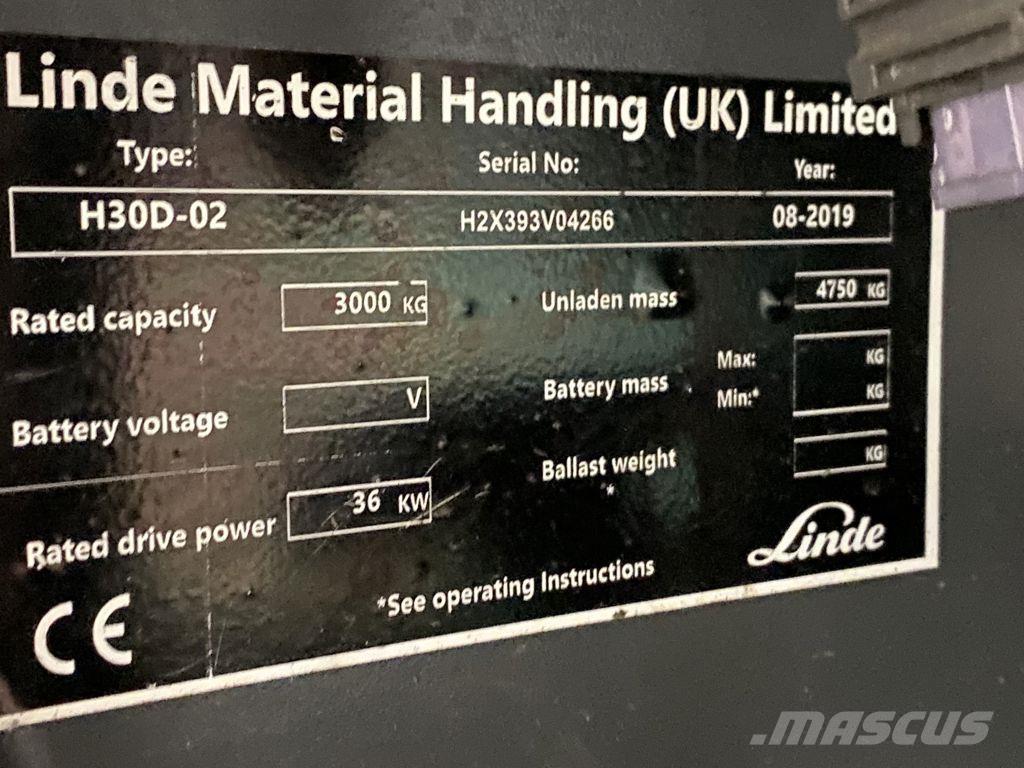 Linde H30D-02 Chariots diesel