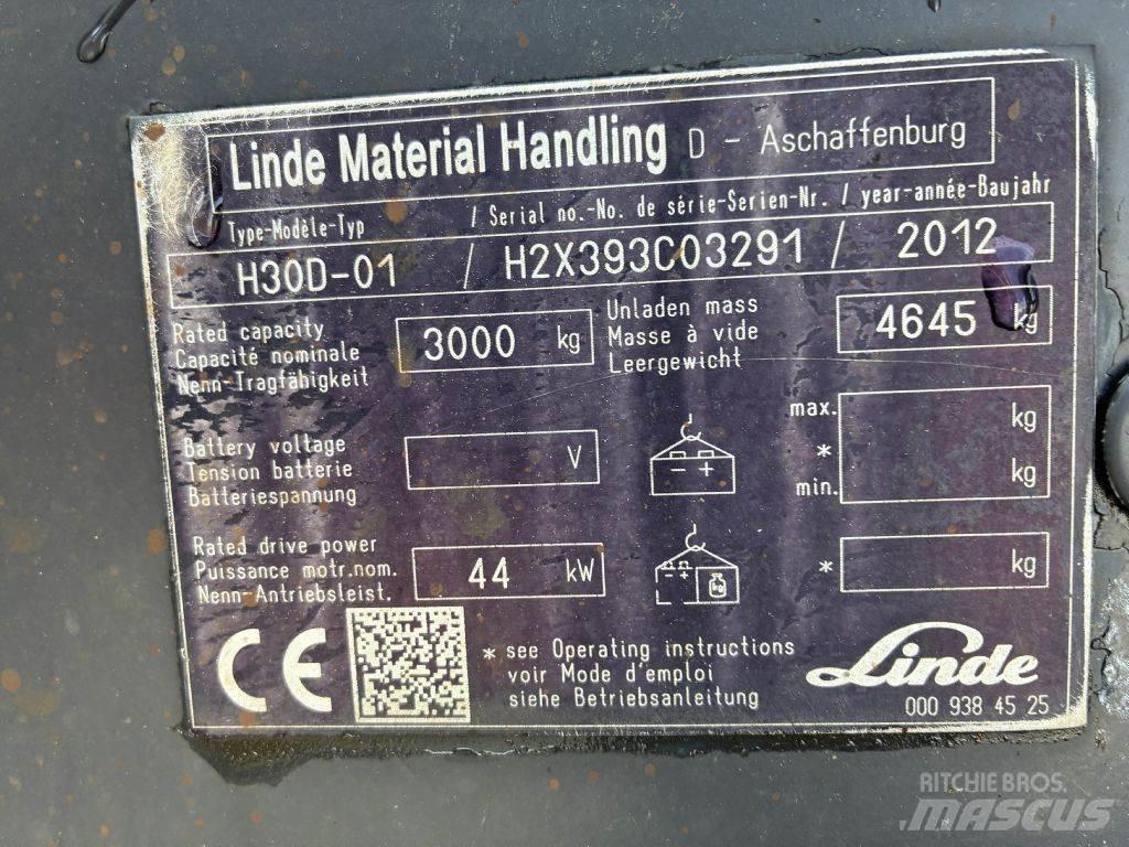 Linde H 30D01 Chariots diesel