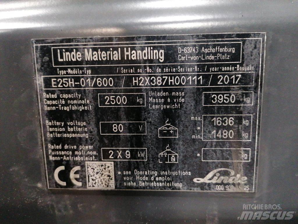 Linde E25H-01/600 Chariots élévateurs électriques