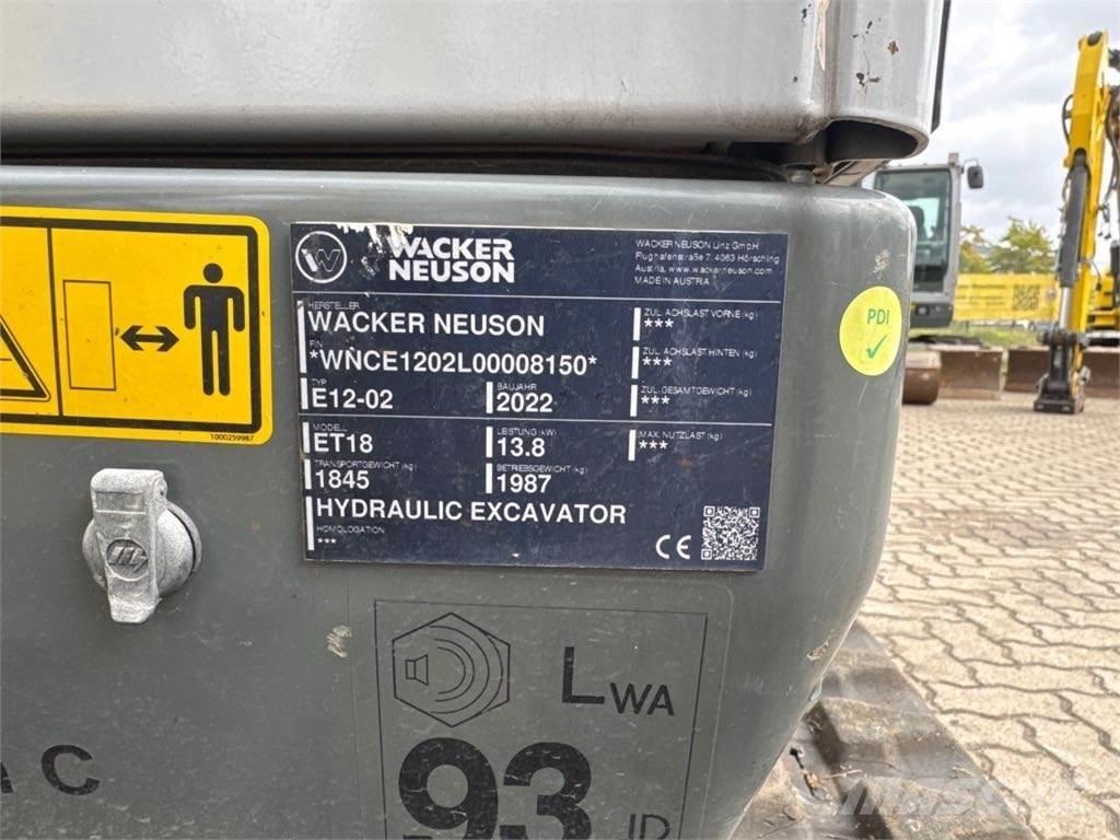 Wacker Neuson ET18 Pelle sur chenilles