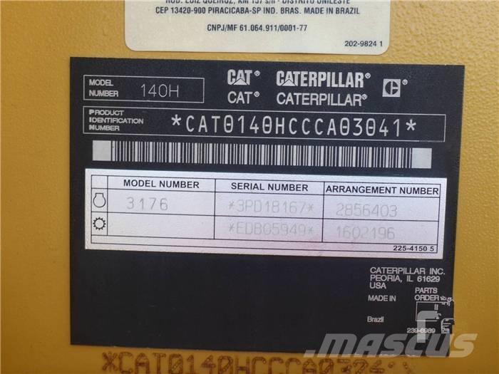 CAT 140 H Niveleuse