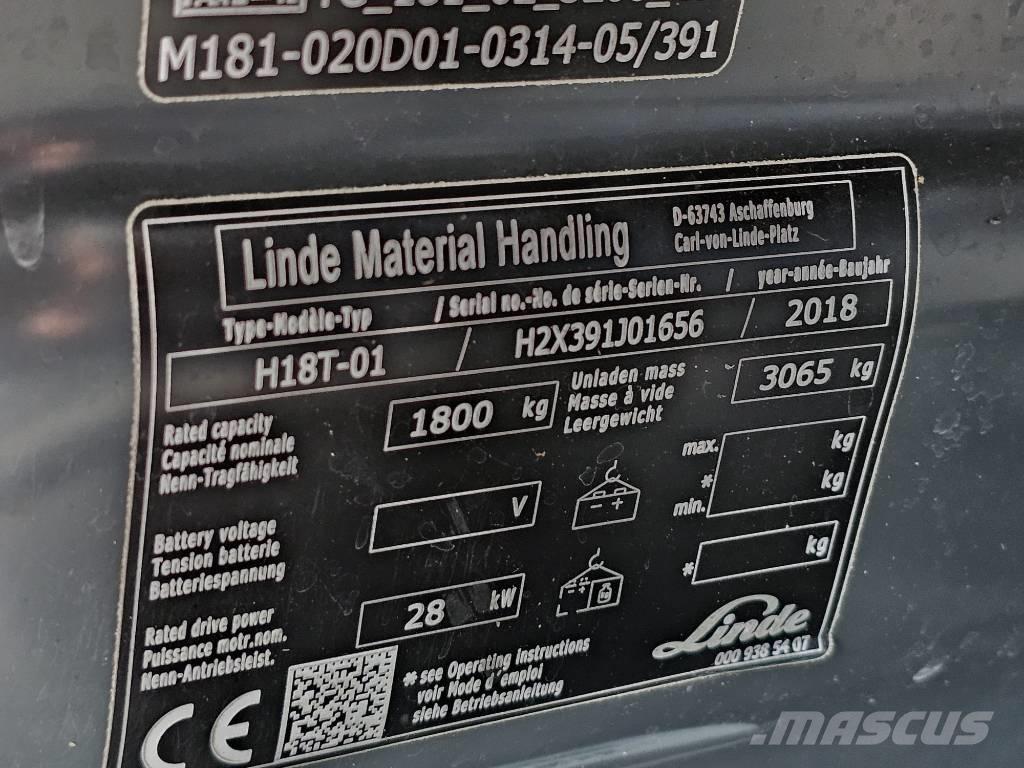 Linde H18T-01 Chariots GPL