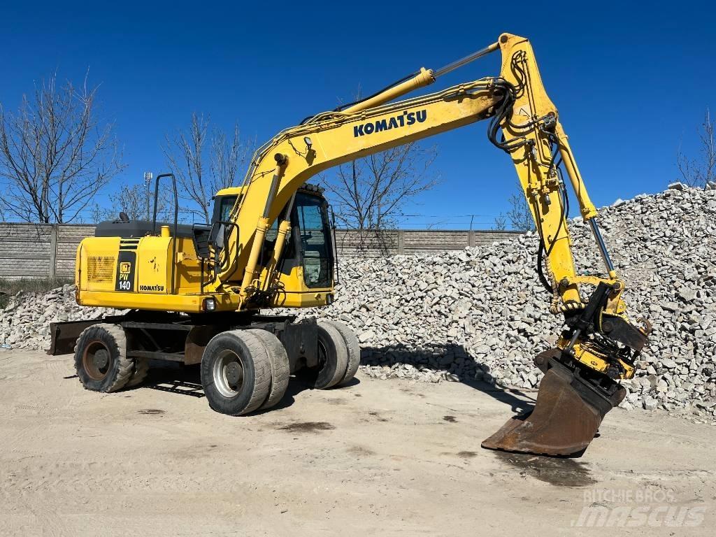 Komatsu PW 140-7 Pelle sur pneus