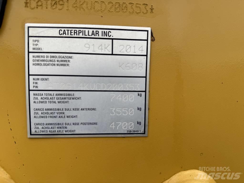 CAT 914K shovel Chargeuse sur pneus