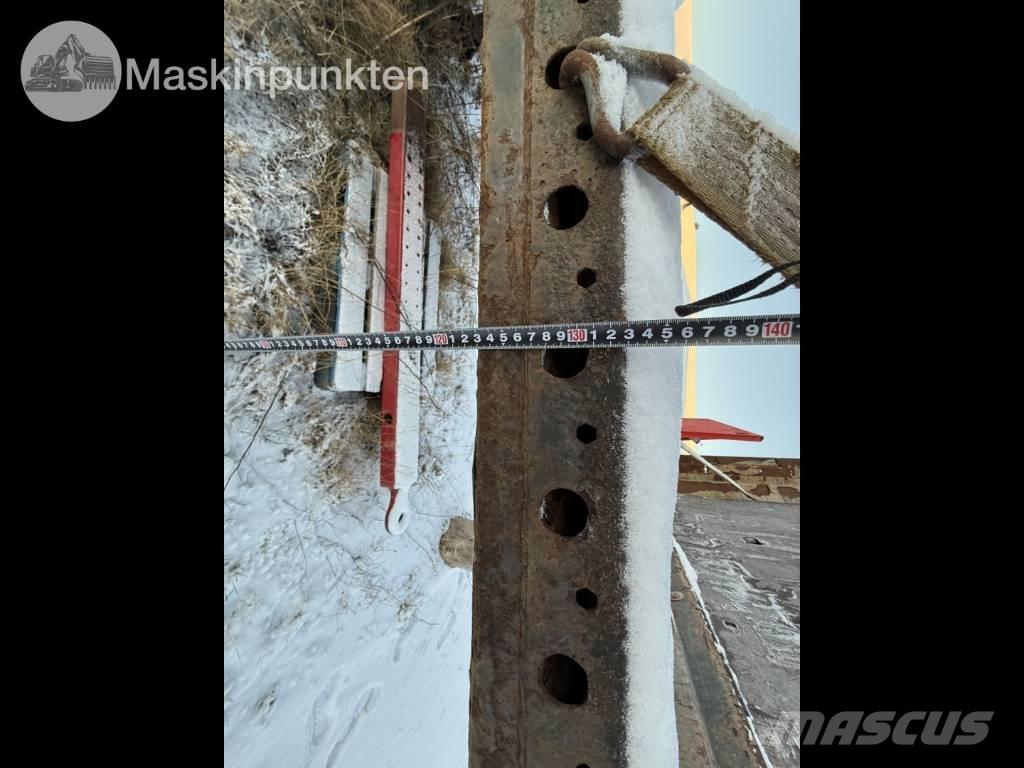 Krone SD flaktrailer Semi remorque plateau ridelle