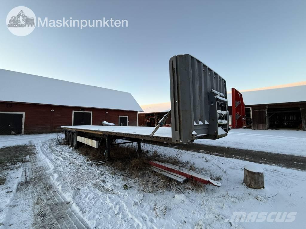 Krone SD flaktrailer Semi remorque plateau ridelle