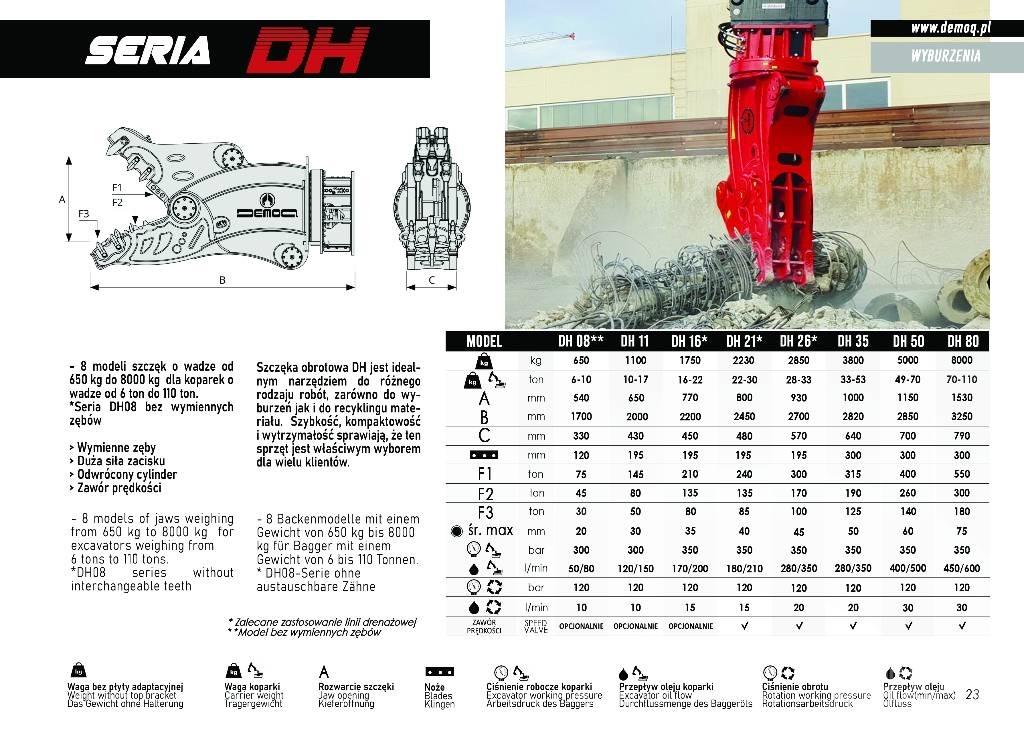  DEMOQ DH26 Concasseur de Travaux Publics