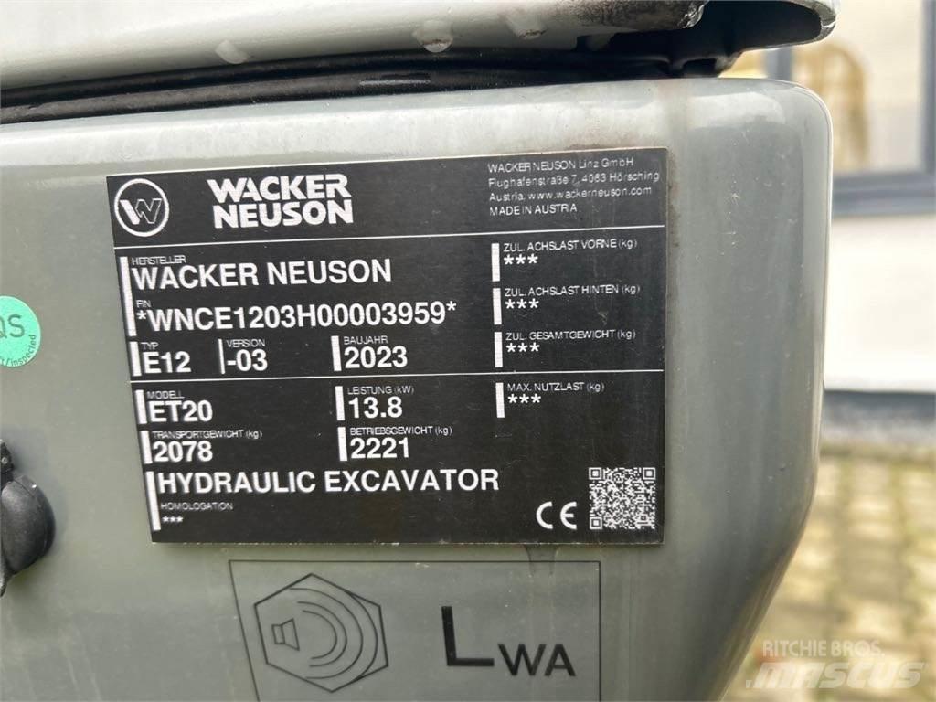 Wacker Neuson ET20 Pelle sur chenilles