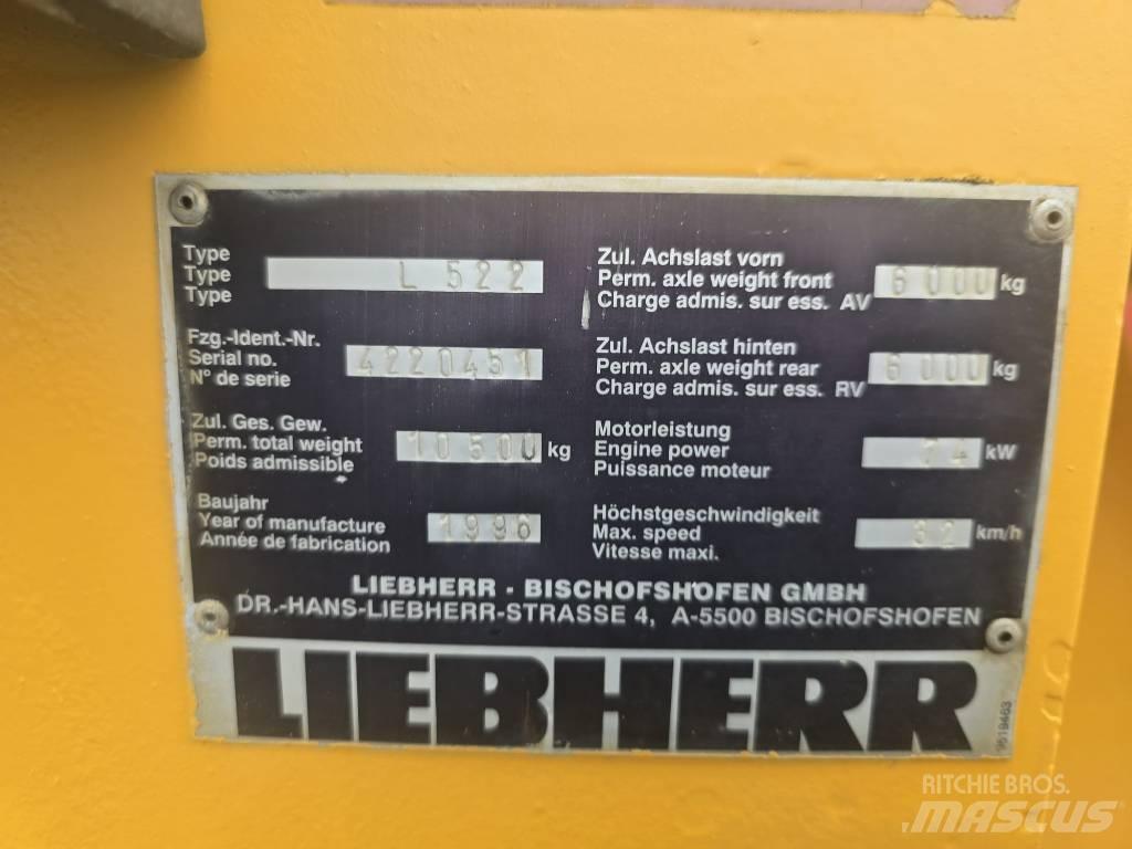 Liebherr L 522 Tracteur