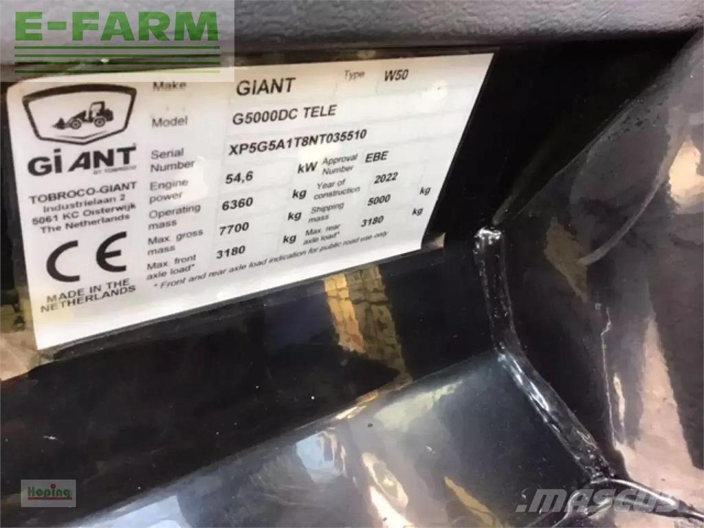 GiANT g5000 tele Mini pelle < 7t