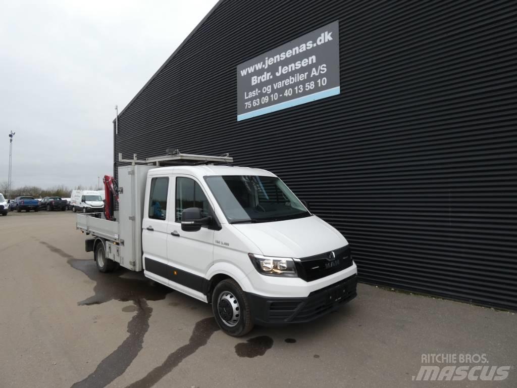 MAN TGE 5.180 Camion plateau