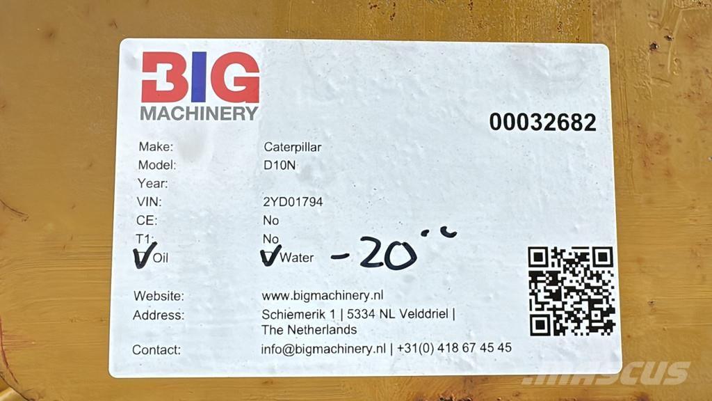 CAT D10N Bouteurs sur chenilles