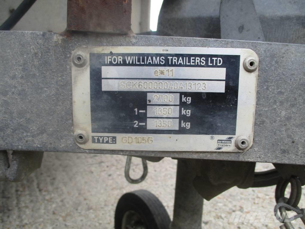 Ifor Williams GD105G Remorque ridelle