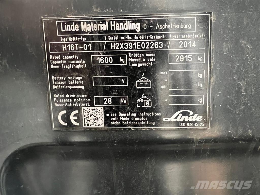 Linde H16T Chariots GPL