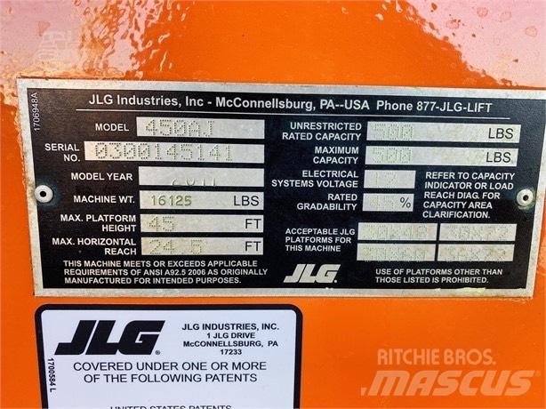 JLG 450 AJ II Nacelles articulées