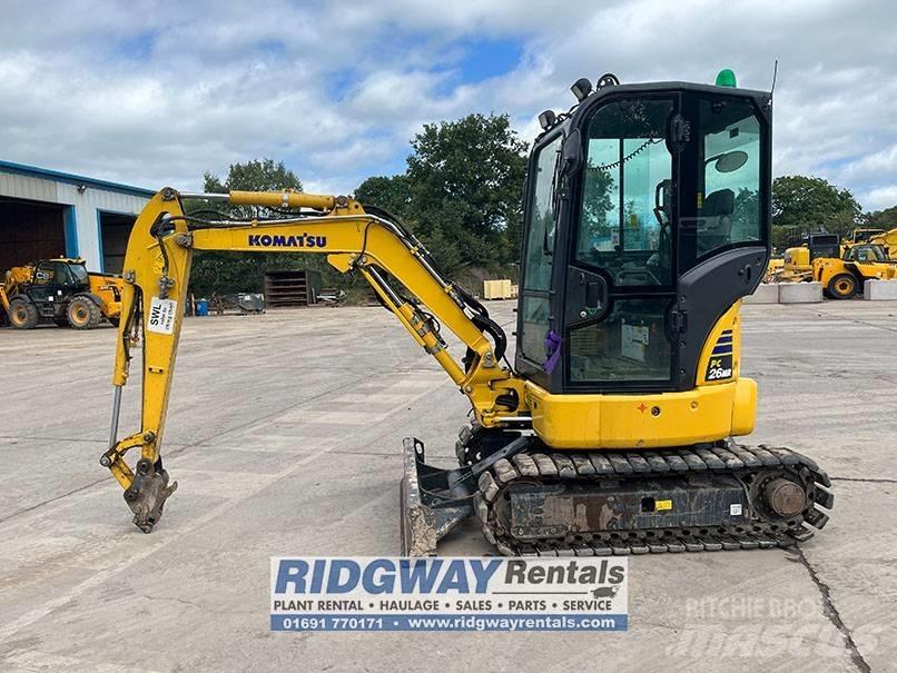 Komatsu PC 26 MR-5 Mini pelle < 7t