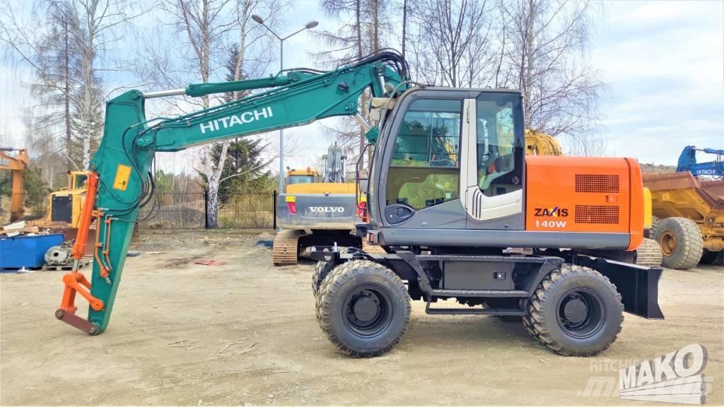Hitachi ZX 140 W-3 Pelle sur pneus