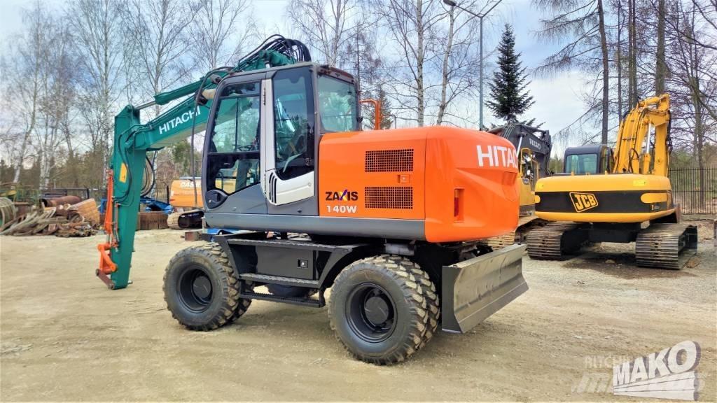 Hitachi ZX 140 W-3 Pelle sur pneus