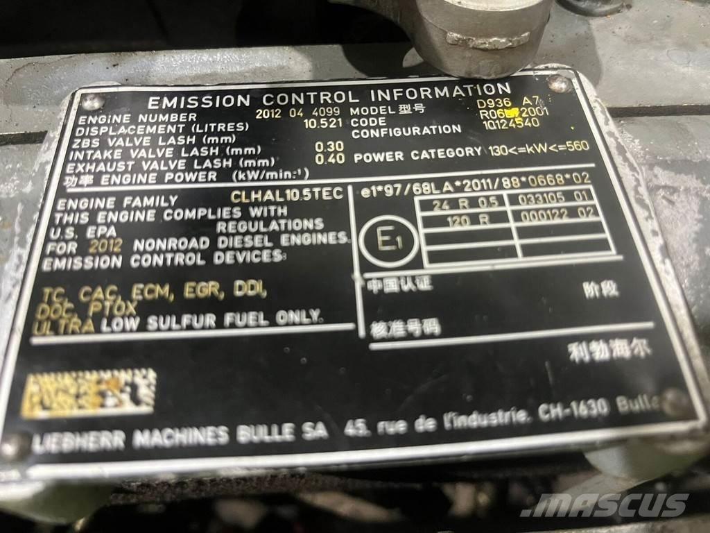 Liebherr D936 A7 Moteur
