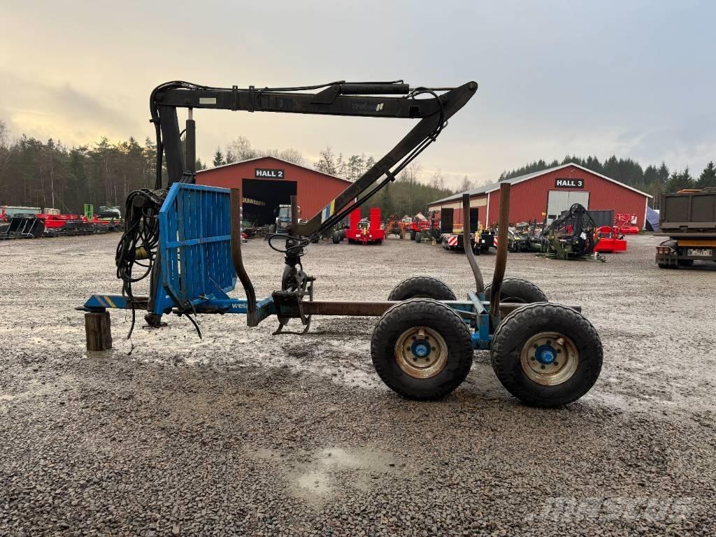 Vreten HVV 7,0 Remorque forestière avec grue