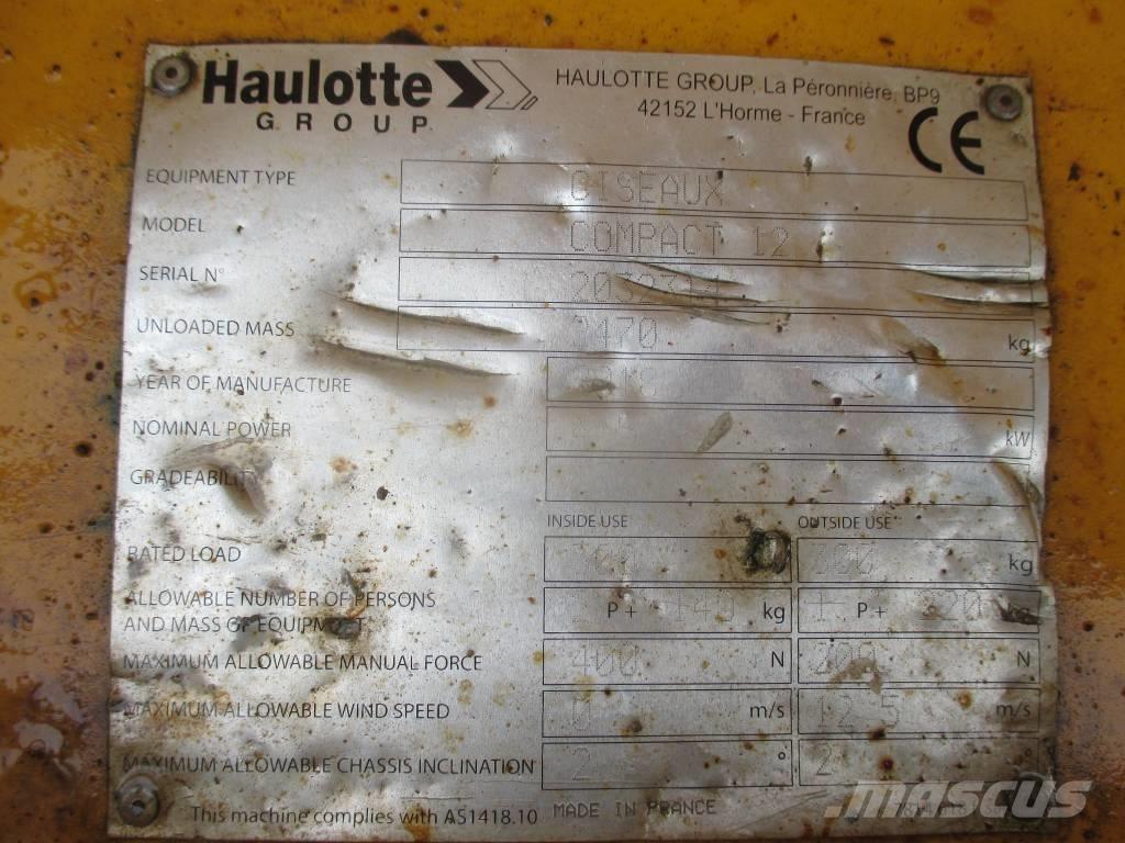 Haulotte Compact 12 Nacelle ciseaux
