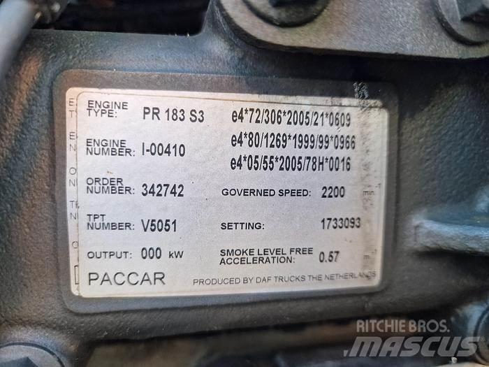 Paccar PR 183 S3 Transport - Autres