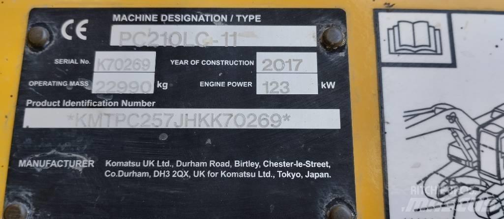 Komatsu PC210LC-11 Pelle sur chenilles