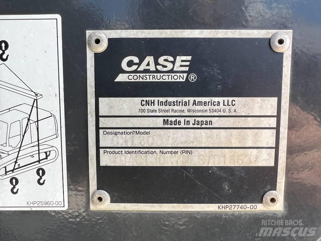 CASE CX 130 D Pelle sur chenilles