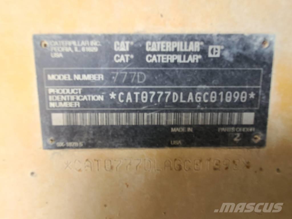 CAT 777D Tombereau articulé