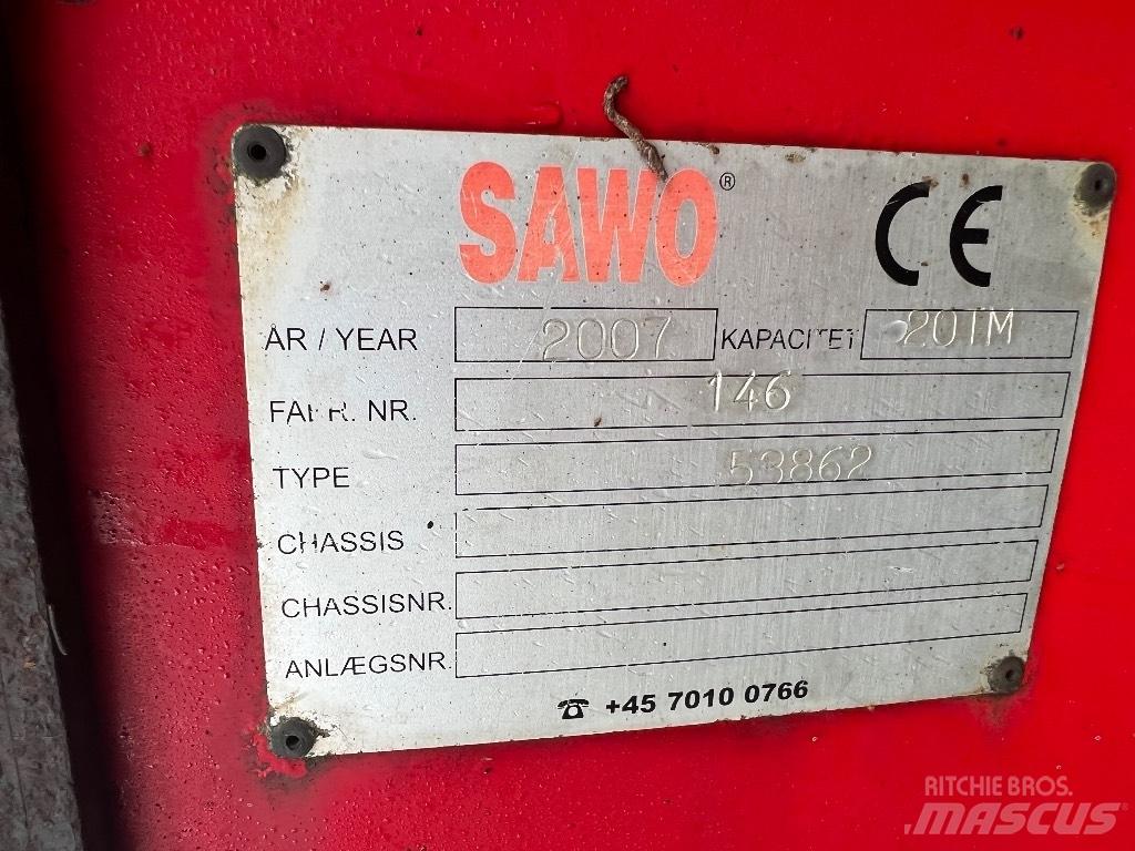 Hiab 20tm Krankonsol Grue auxiliaire