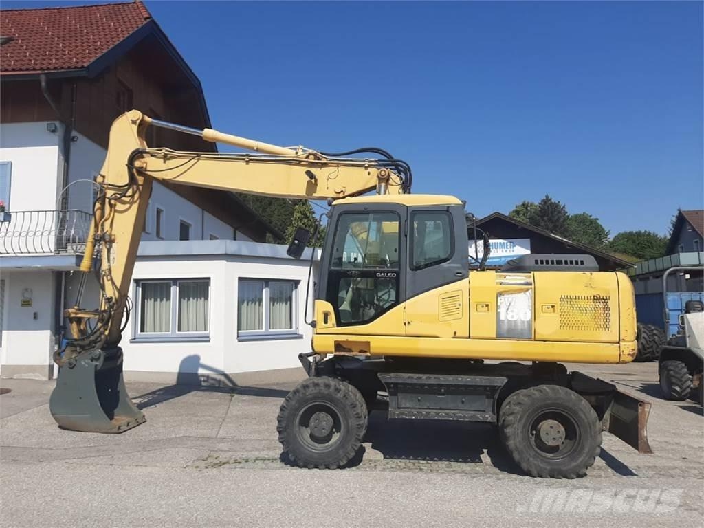 Komatsu PW180-7 Pelle sur pneus