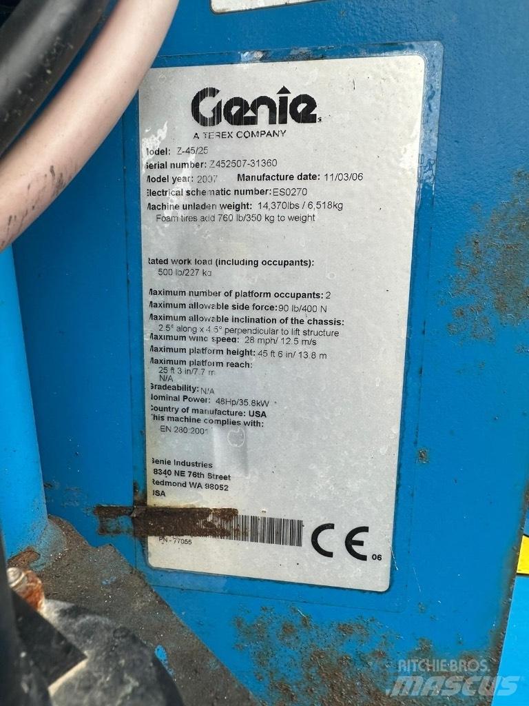 Genie Z 45/22 Nacelles articulées