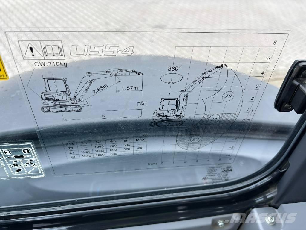  **SOLD** Kubota U 55-4 Mini pelle < 7t