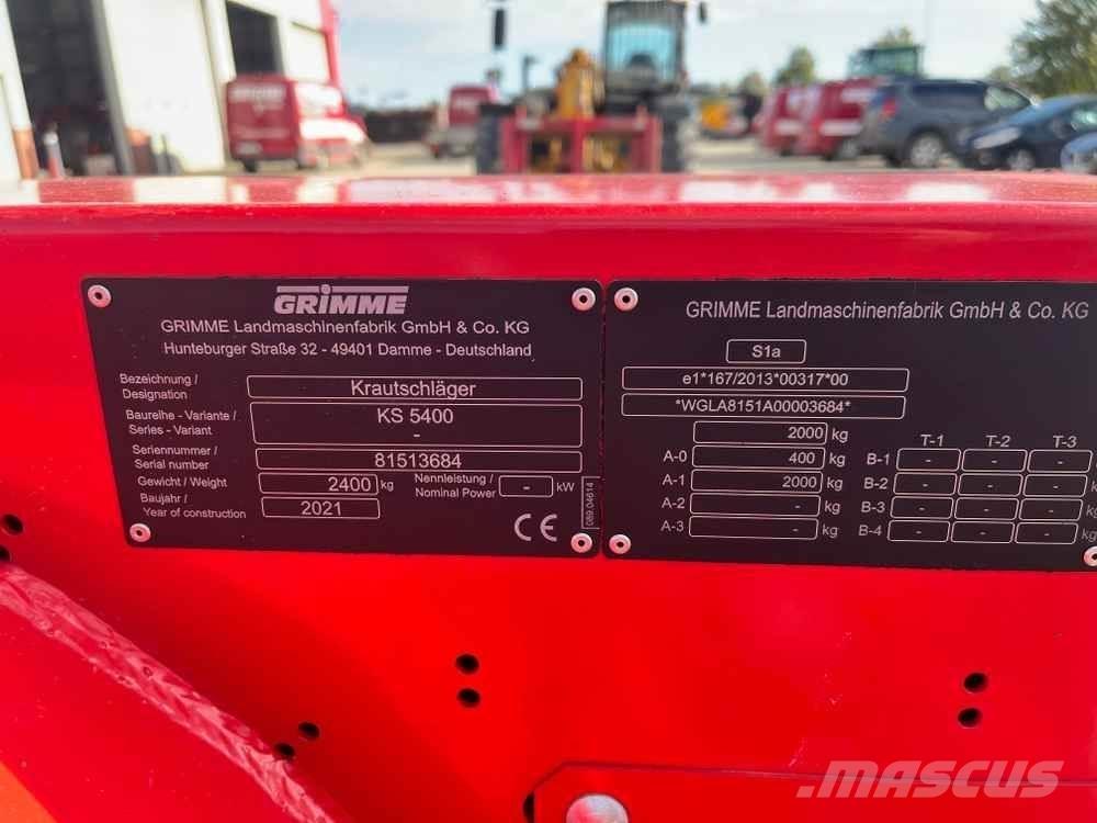 Grimme KS 5400 Matériel pomme de terre - Autres
