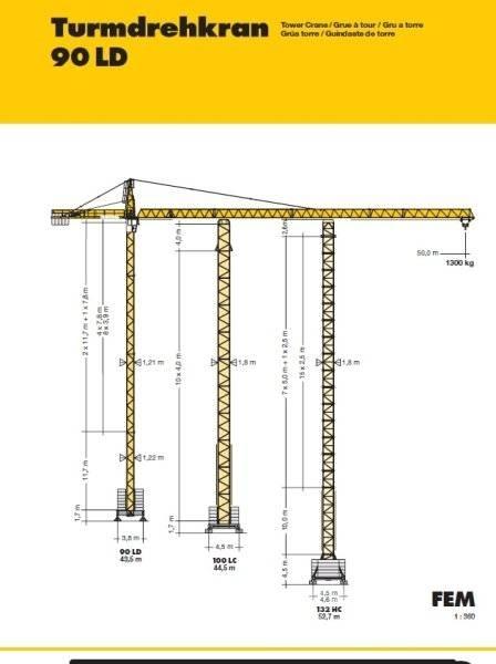 Liebherr 90 LD Grue à tour